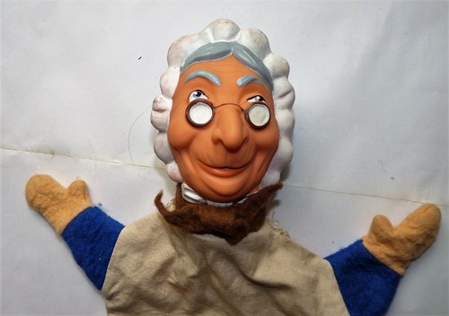 Ancienne marionnette main - ancienne, en