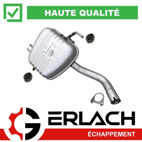 Silencieux arriere pour alfa - arriere,