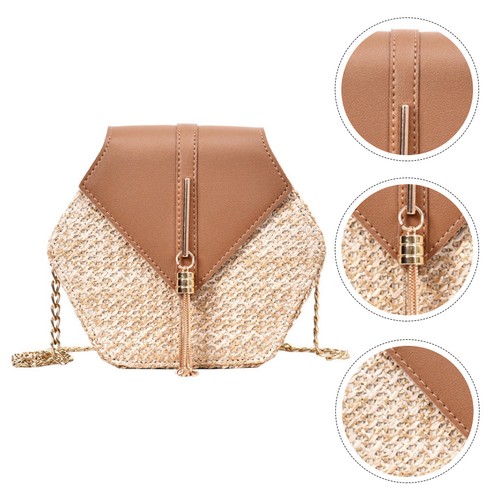 1pc fashion plaw sac tissé - sac,