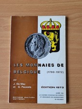 CATALOGUE LIVRE MONNAIE NUMISMATIQUE LES MONNAIE DE BELGIQUE (1790-1972)