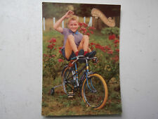 carte postale Publicité Vélo enfant Ancien ..1960  peugeot motobécane raleigh...