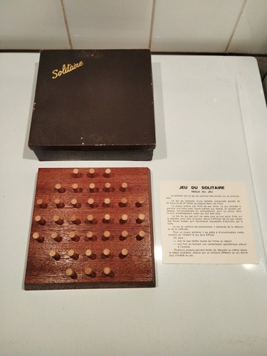 Jeu solitaire ancien en - ancien,