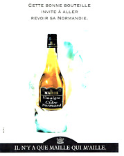 publicité Advertising 0723  1992  Maille vinaigre de cidre Normand revoir sa Nor