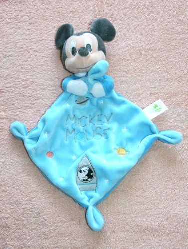 Disney baby doudou - disney, bleu
