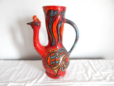 ANCIEN Grand VASE en Céramique VALLAURIS ZOOMORPHE Signé Francis Crociani