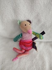 Doudou souris rose - doudou, raye