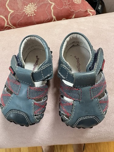 Pediped blue red piping - blue, w/red