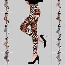 leggings femmes imprimés léopard pantalon taille haute élégant pour tenues t