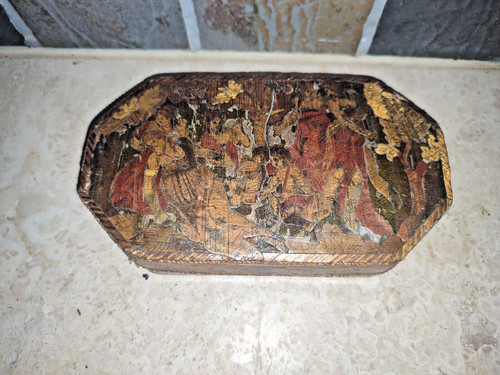 Ancienne boite marqueterie - en,