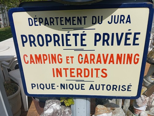 Ancien panneau routier - panneau,