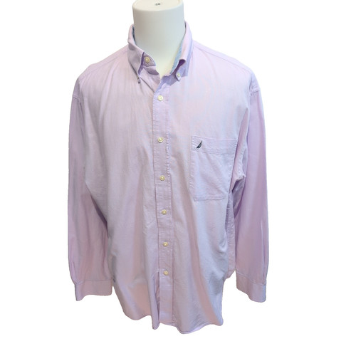 Nautica chemise lilas classic