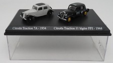 COFFRET ATLAS DUO 2 METAL UH CITROEN TRACTION AVANT 7A 1934 + 11 LEGERE FFI 1944