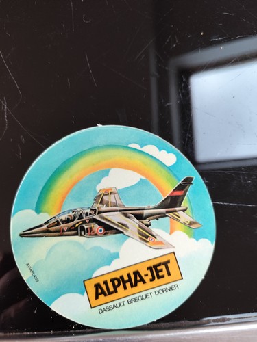 Autocollant alpha jet - jet,