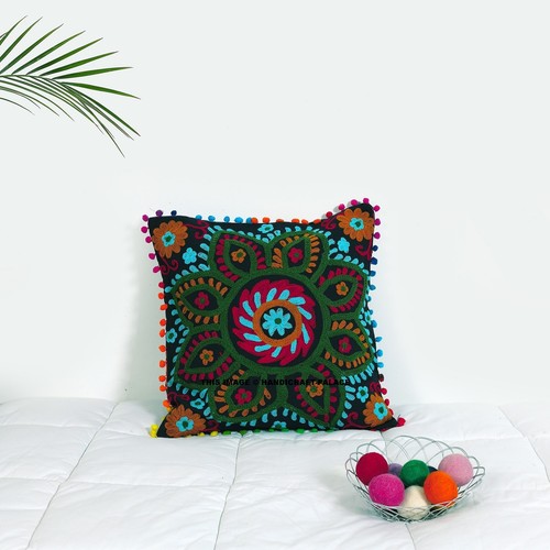 Housse coussin uzbek suzani - housse,