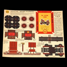MAQUETTE BOLIDES D'AUTREFOIS 23 - TACOT SHELL BERRE CARTON DE DION 1898