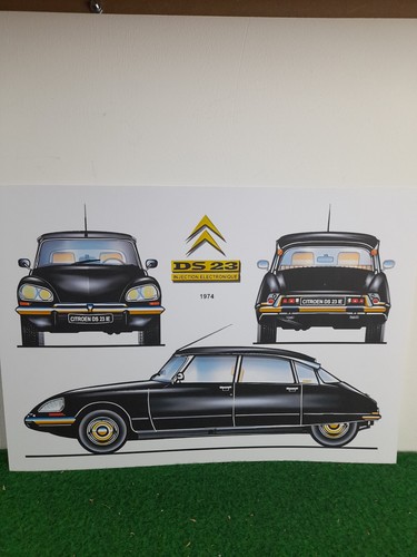 Citroen 1974 affiche - citroen,