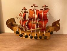 MaquettE  DE Bateau   Ancien Chalutier  de pêche en BOIS
