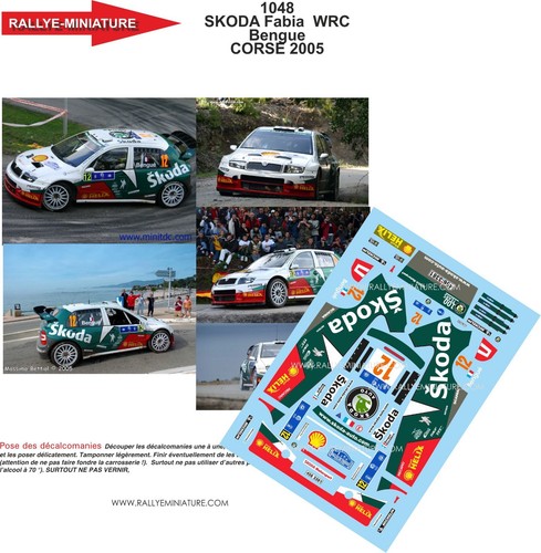 Decals ref 1048 skoda - 1/24,