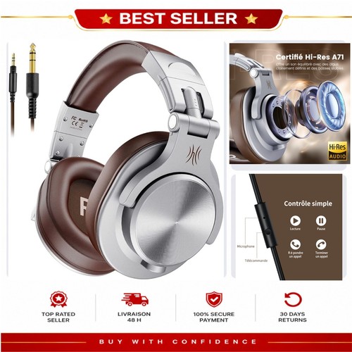 Casque audio filaire oneodio - casque,