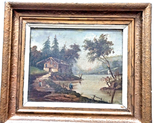 Huile sur toile non - , signée