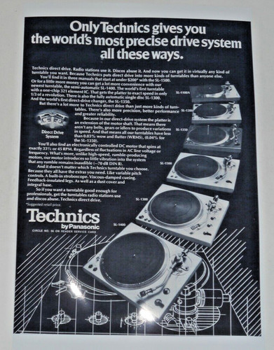 Technics turntable audiophile - turntable,