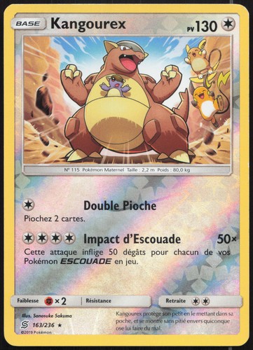 Carte pokémon kangourex - carte,