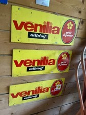 Plaque publicitaire "Venilia" en métal 1970