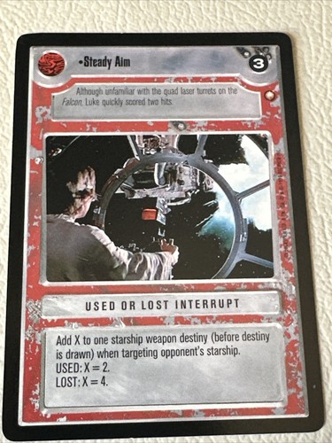 Swccg steady aim special - aim,