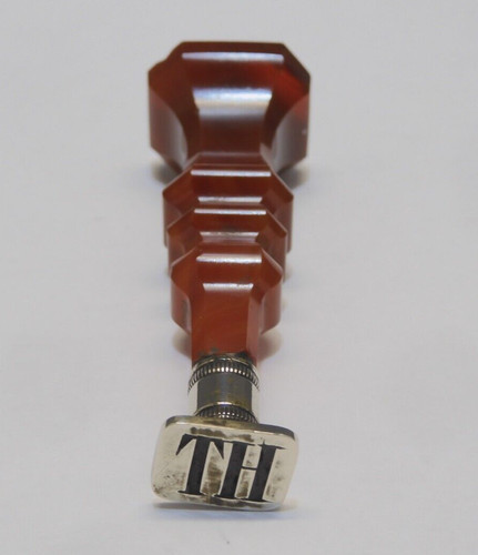 Sceau ancien manche agate - manche,