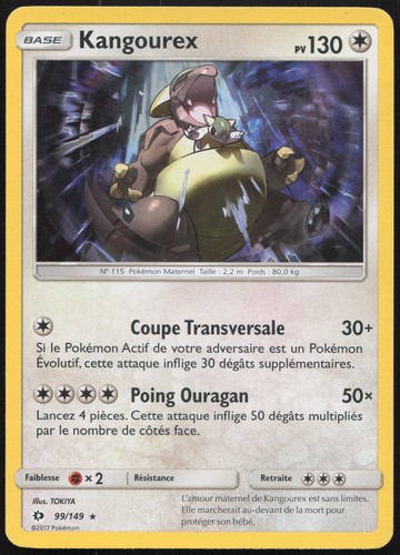 Carte pokémon kangourex - pokémon,