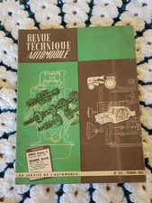 REVUE TECHNIQUE AUTOMOBILE SIMCA ARIANE 4 de 1958 TRIUMPH HERALD 948 et 1200 cm3
