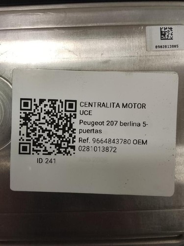 0281013872 boîtier moteur uce