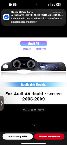 Ecran gps audi - ecran, a6