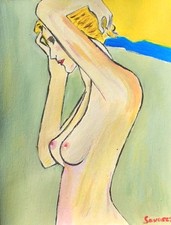 Superbe " Nu féminin " signé