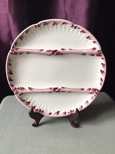 Ancienne assiette à asperge