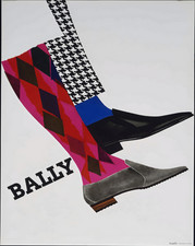 Affiche Bally Shoes Vintage Swiss Fashion Wall Art - 12X16/16X20/18X24/24X36