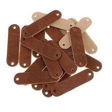 L'étiquette en cuir d'unité