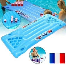 matelas beer pong biere pong jeu gonflable piscine