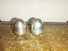 Salière poivrièr en argent