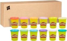 Lot de 12 pots de pâte à modeler aux couleurs printemps - Play-Doh