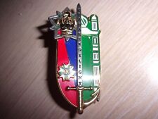 Insigne Promotion EMAC " Cba BAREK DELIGNY " - Génie - Afghanistan - matriculé