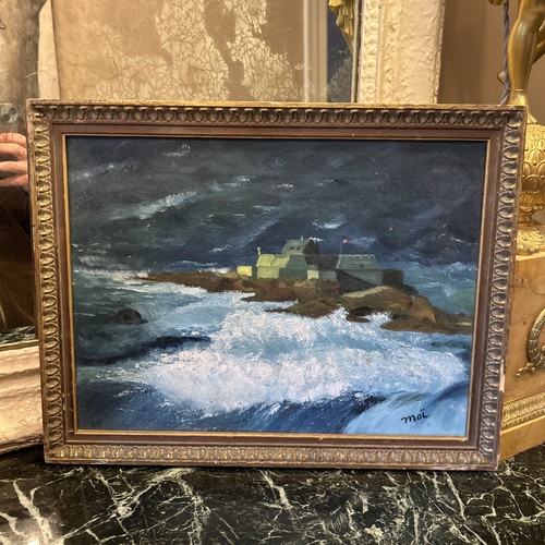 Tableau huile sur toile - tableau,