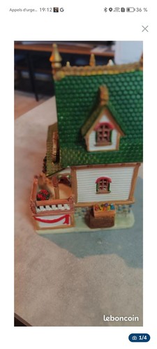 Maison lemax noël - maison,