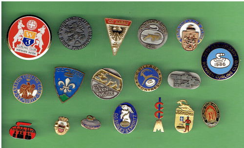 Curling club suisse badges - suisse, 18