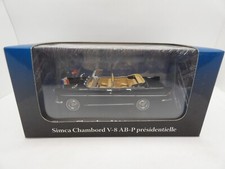 Simca Chambord V-8 AB-P Présidentielle 1961 1/43 Norev Voitures de chefs d'état