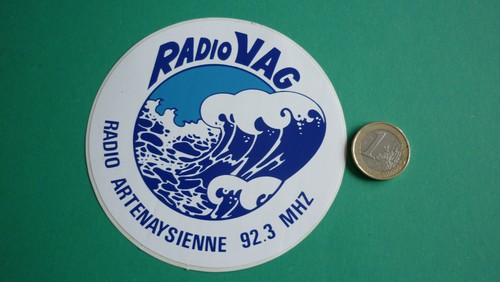 Autocollant radio vag - vag, *