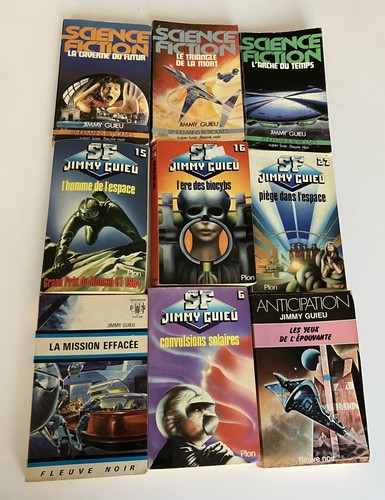 Lot romans jimmy guieu - sf,