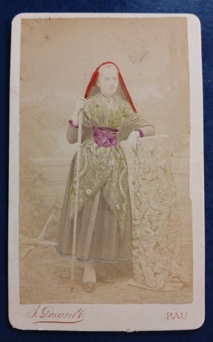Femme bâton pèlerin - femme, de