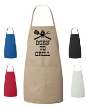 Chef Apron Born to Grill