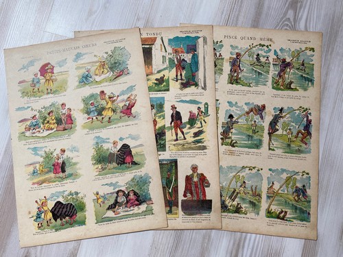 Lot planches imagerie - 3, "imagerie